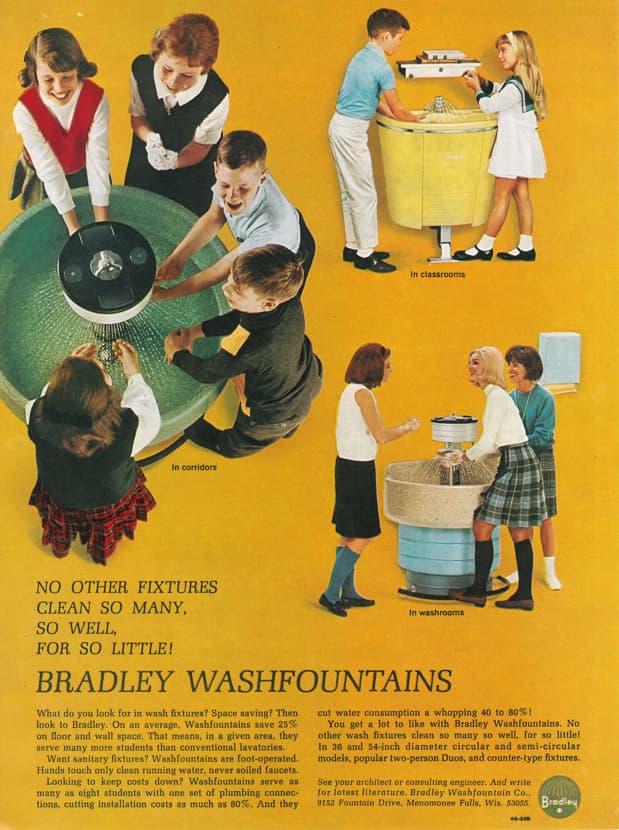 Bradley Washfountain School Ad
